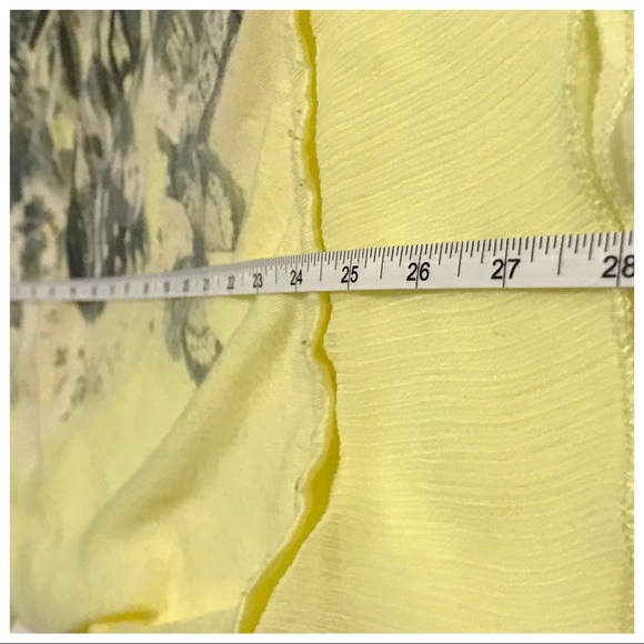 XXL Faded Glory Butterfly Lt Yellow Top 🦋 - Picture 5 of 8